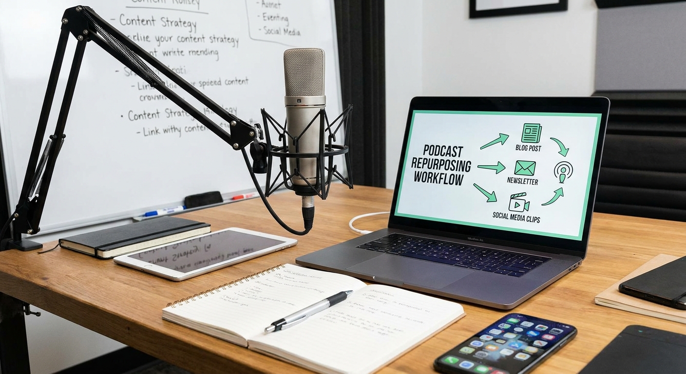 From Audio to Everywhere: Repurposing Podcast Transcripts Across Content Channels